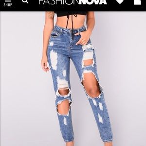 FASHIONNOVA Boyfriend Jeans NWOT